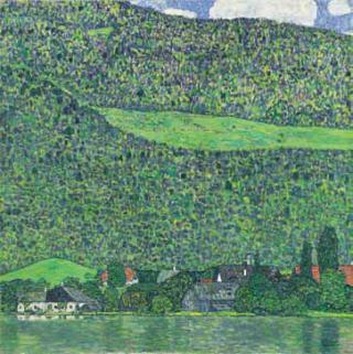 <i>Litzlberg am Attersee</i>, Gustav Klimt, ca. 191415. Oil on canvas