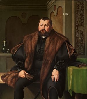 Painting by Georg Pencz, Portrait of Sigismund Baldinger (1510-1558), recovered by the Commission for Art Recovery and Clemens Toussaint in Germany in 2010.
